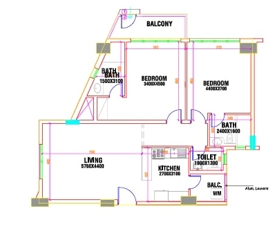 2BHK Apartment (100 sqm), Muscat Pearl Building, Muscat Hills