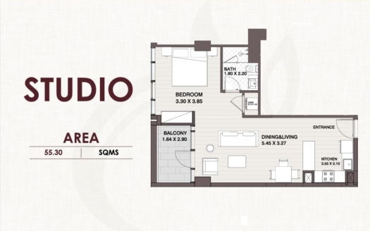 Studio Apartment in Sultan Haitham City, Freehold